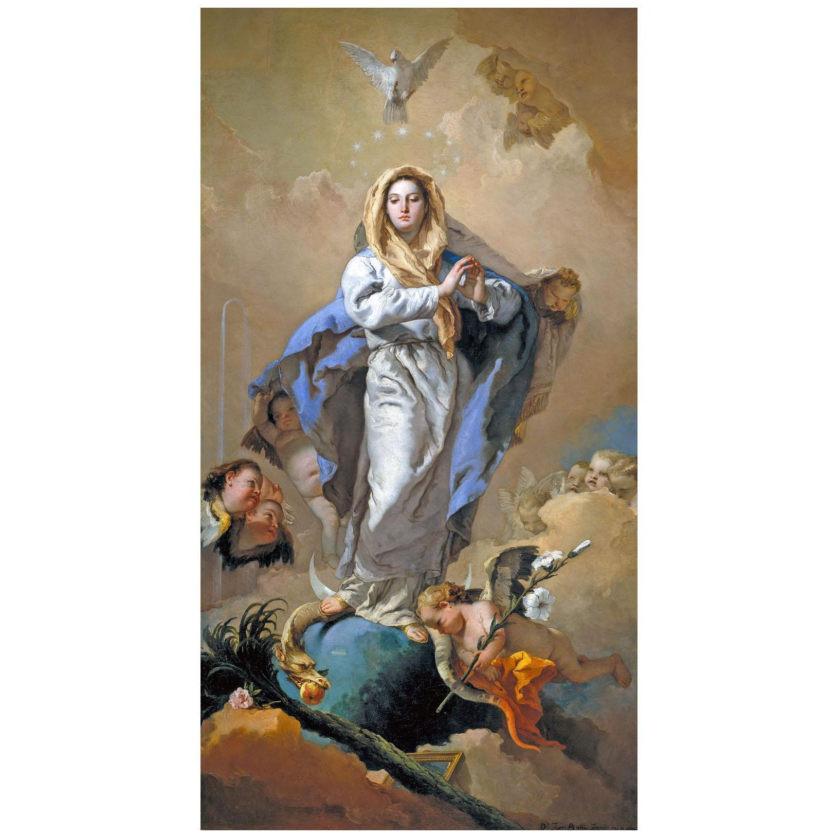 Giovanni Battista Tiepolo. Inmaculada Concepción. 1767-1769. Prado