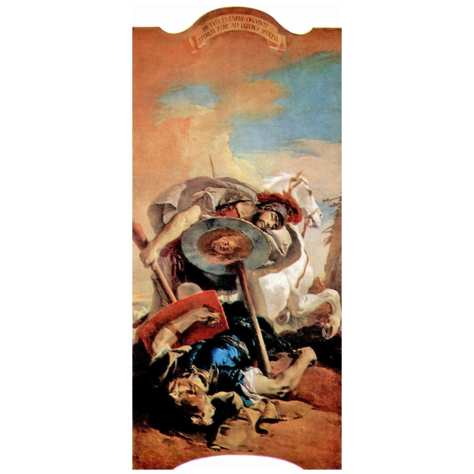 Giovanni Battista Tiepolo. Morte del Console L. Bruto. 1725. KHM Wien