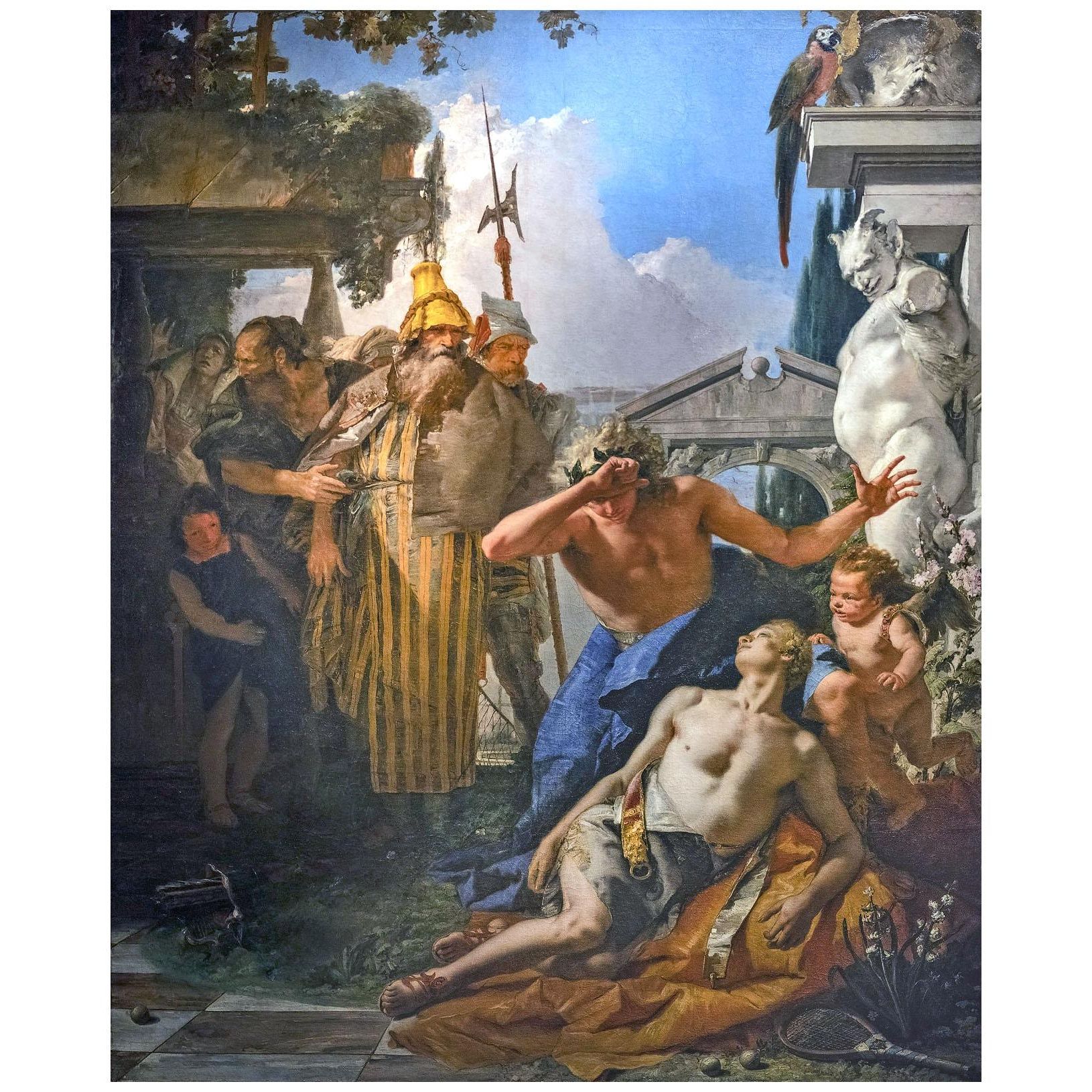 Giovanni Battista Tiepolo. La morte di Giacinto. 1752. Museo Thyssen-Bornemisza Madrid