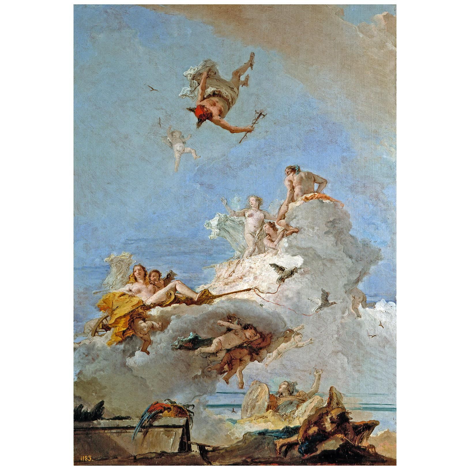 Giovanni Battista Tiepolo. El Olimpo. 1761-1764. Prado