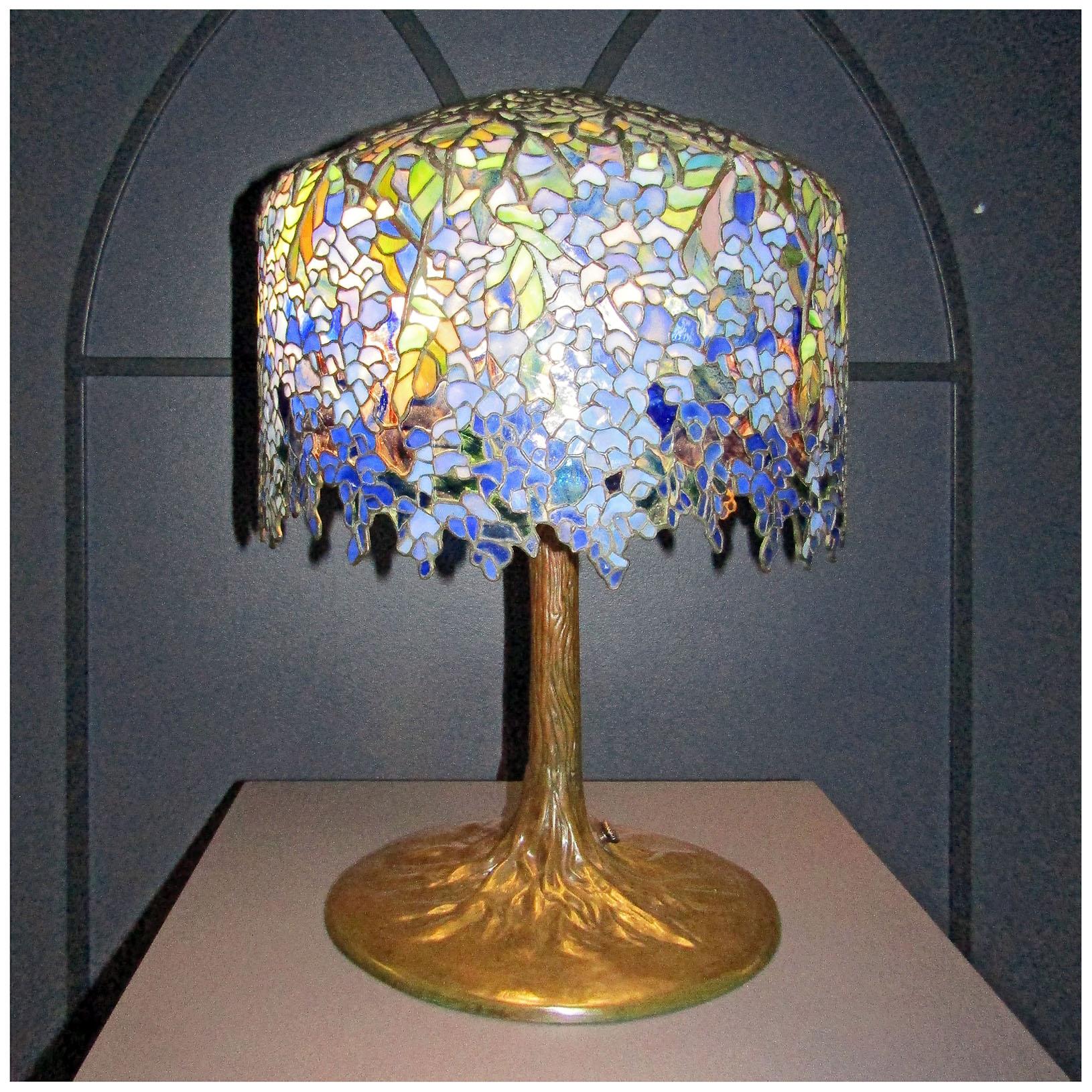 Tiffany Studios. Wisteria Library Lamp. 1902. Virginia Museum of Fine Arts