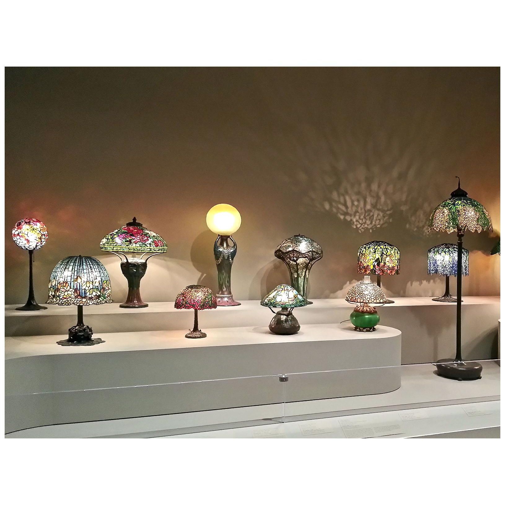 Collection of Tiffany Lamps. 1900-1920. Virginia Museum of Fine Arts