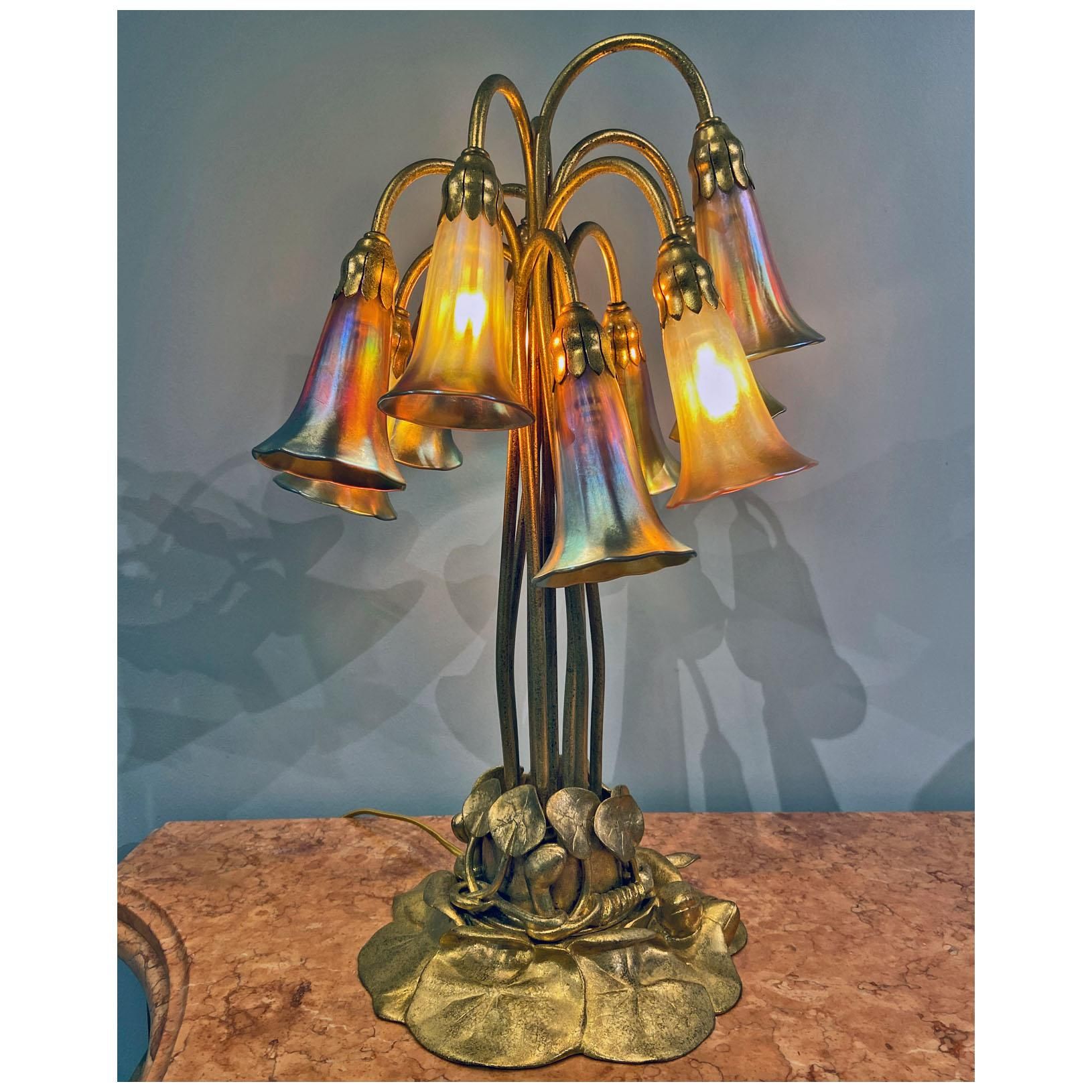 Tiffany Studios. Lamp «Lily». 1910. MSV Winchester, Virginia