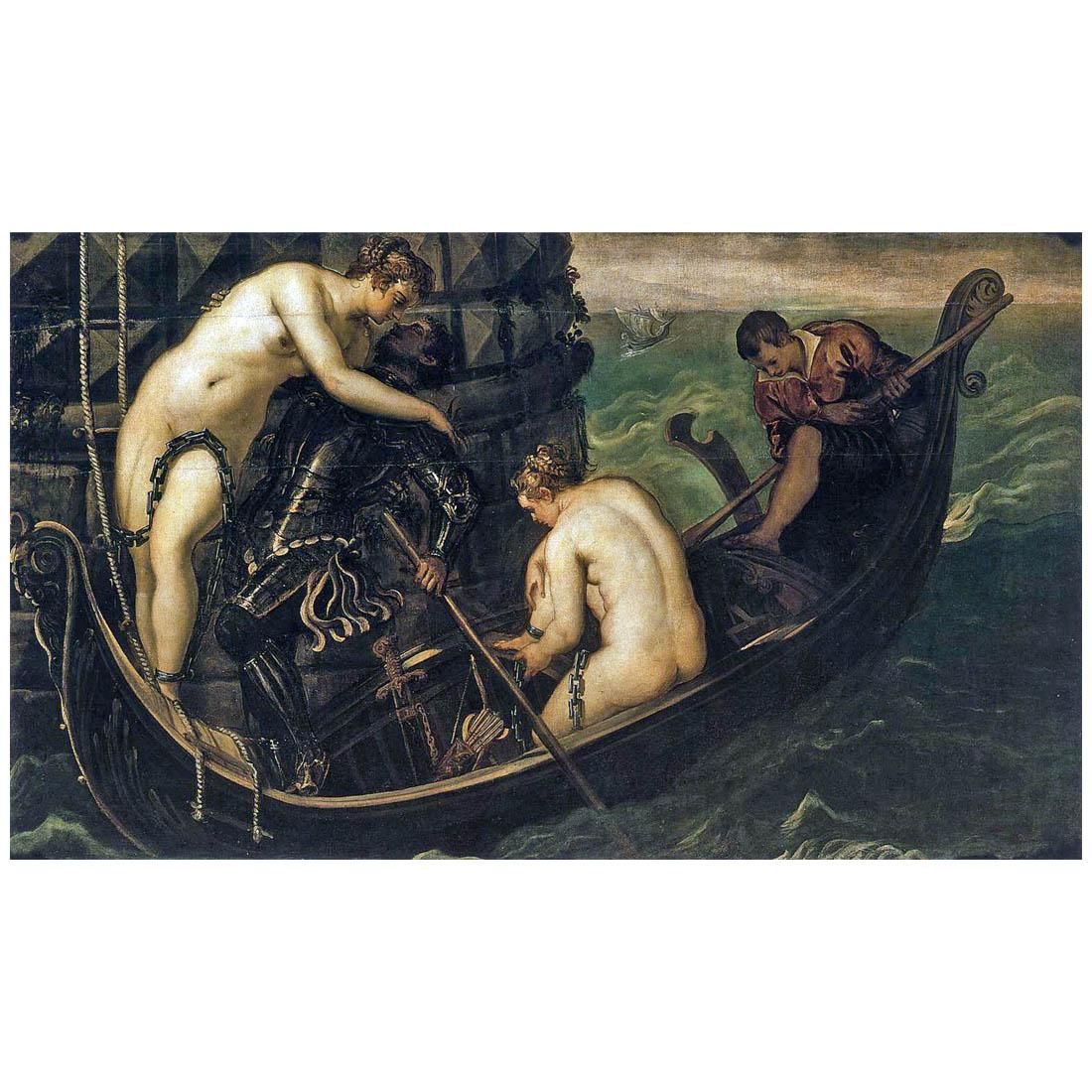 Tintoretto. La liberazione di Arsinoe. 1556. Gemaldegalerie, Dresden