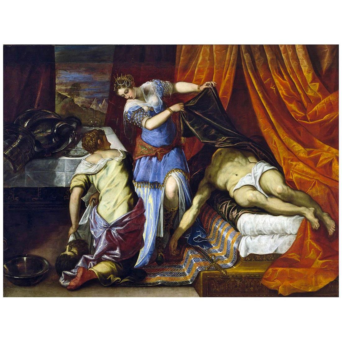 Tintoretto. Giuditta e Oloferne. 1577. Prado, Madrid