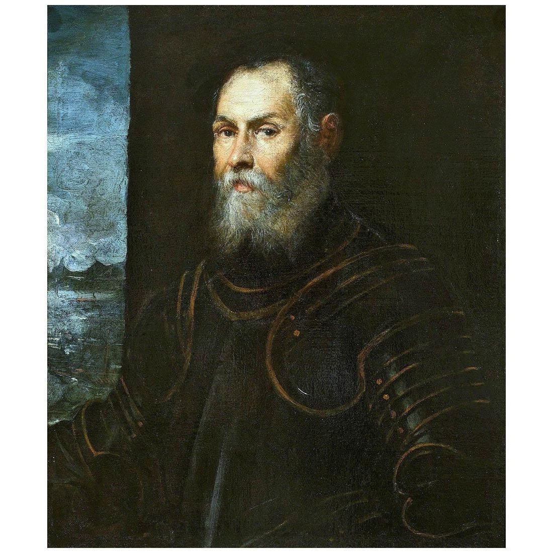 Tintoretto. Ritratto di Ammiraglio veneziano. 1570. National Museum, Warsaw
