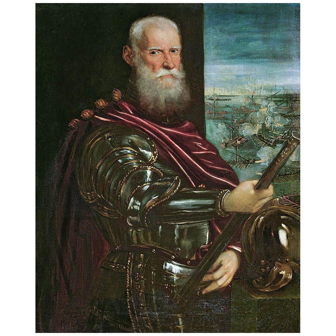 Tintoretto. Ritratto di Sebastiano Venier. 1571. KHM, Wien