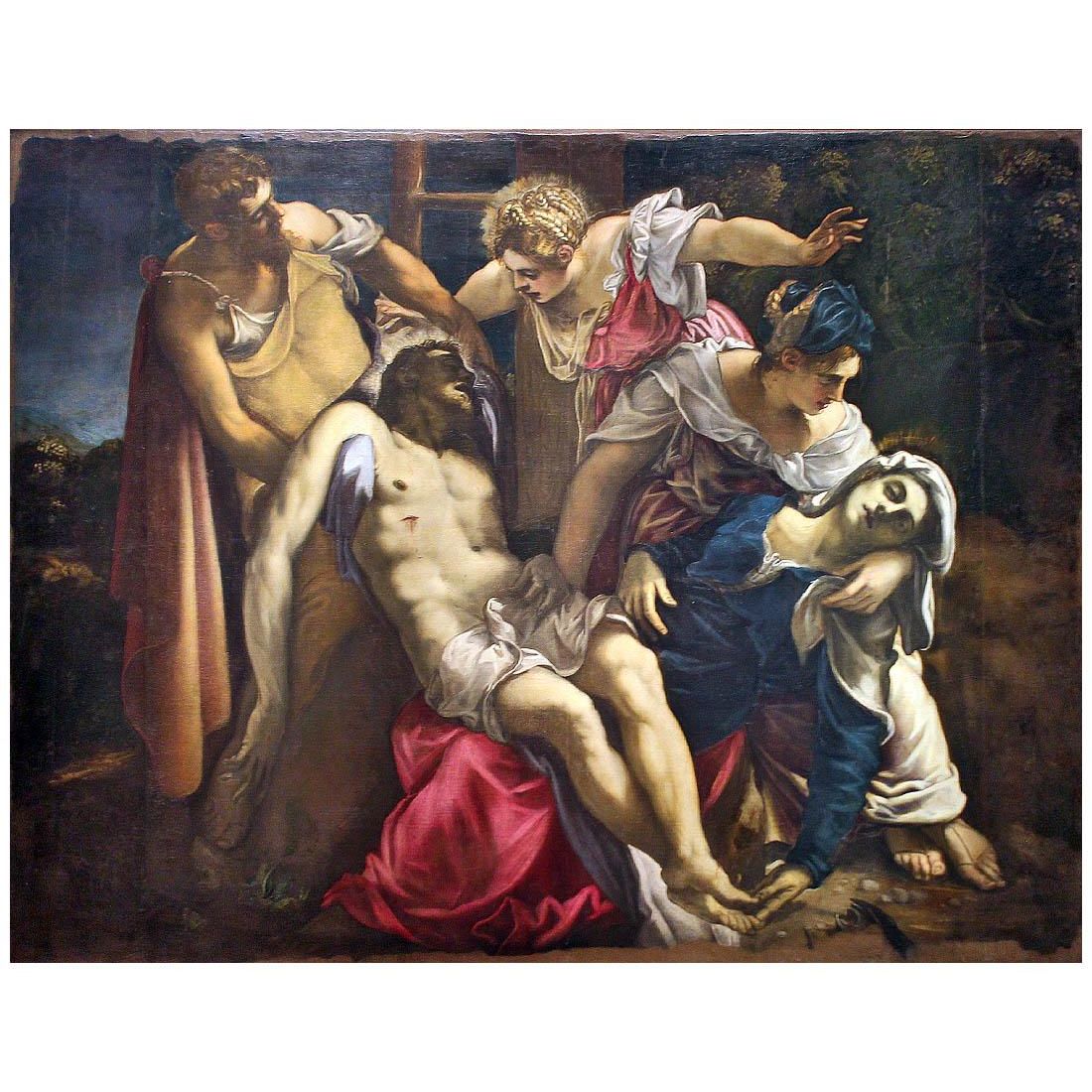 Tintoretto. La Deposizione di Cristo. 1560. Galleria dell’Academia, Venezia