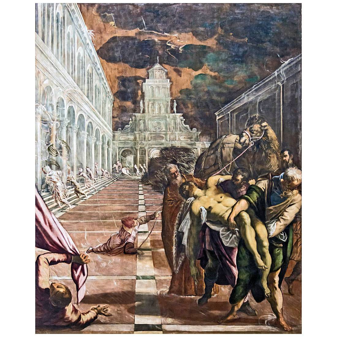 Tintoretto. Trafugamento del corpo di San Marco. 1566. Galleria dell’Academia, Venezia