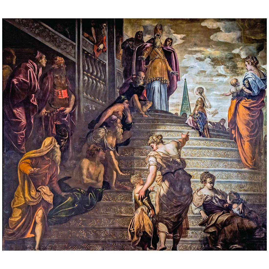 Tintoretto. Presentazione al tempio della Vergine.1553. Madonna dell’Orto Venezia