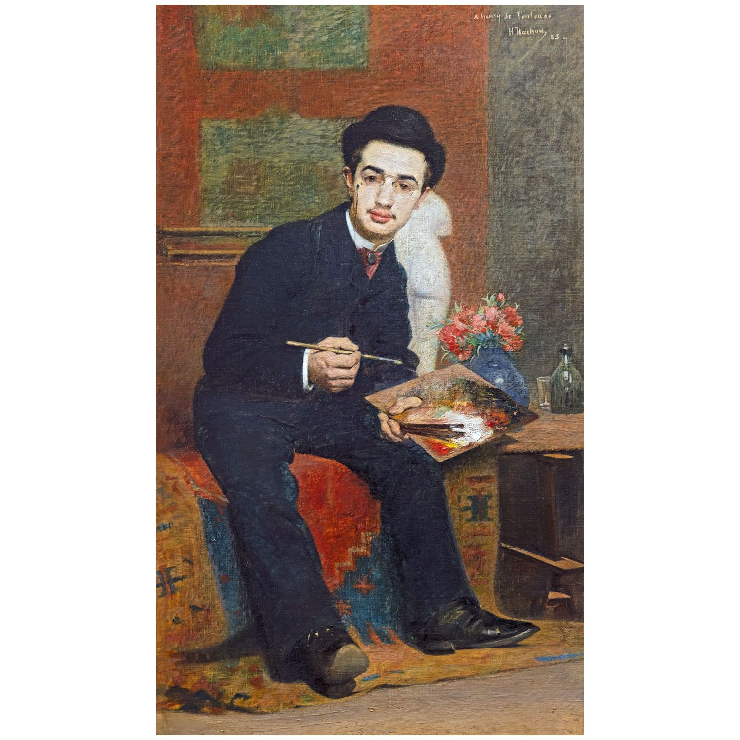 Henri Lachou. Peintre Henri de Toulouse-Lautrec. 1883. Musee des Augustins Toulouse