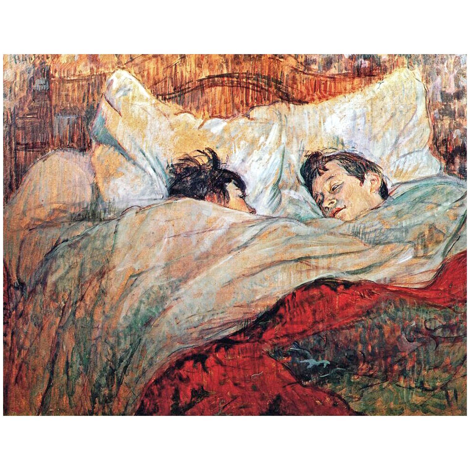 Henri de Toulouse-Lautrec. Dans le Lit. 1893. Musee d’Orsay