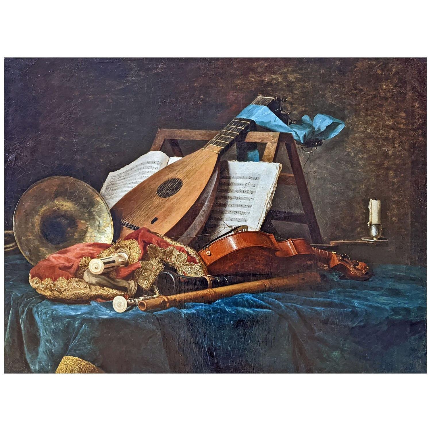 Anne Vallayer-Coster. Instruments de musique. 1770. Musee du Louvre
