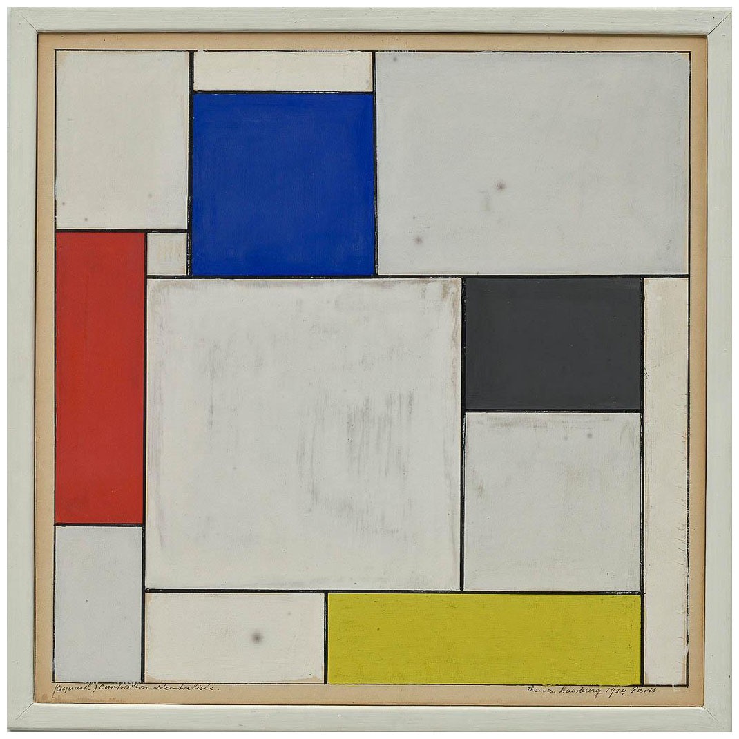 Theo van Doesburg. Composition on Decentralisee. 1924