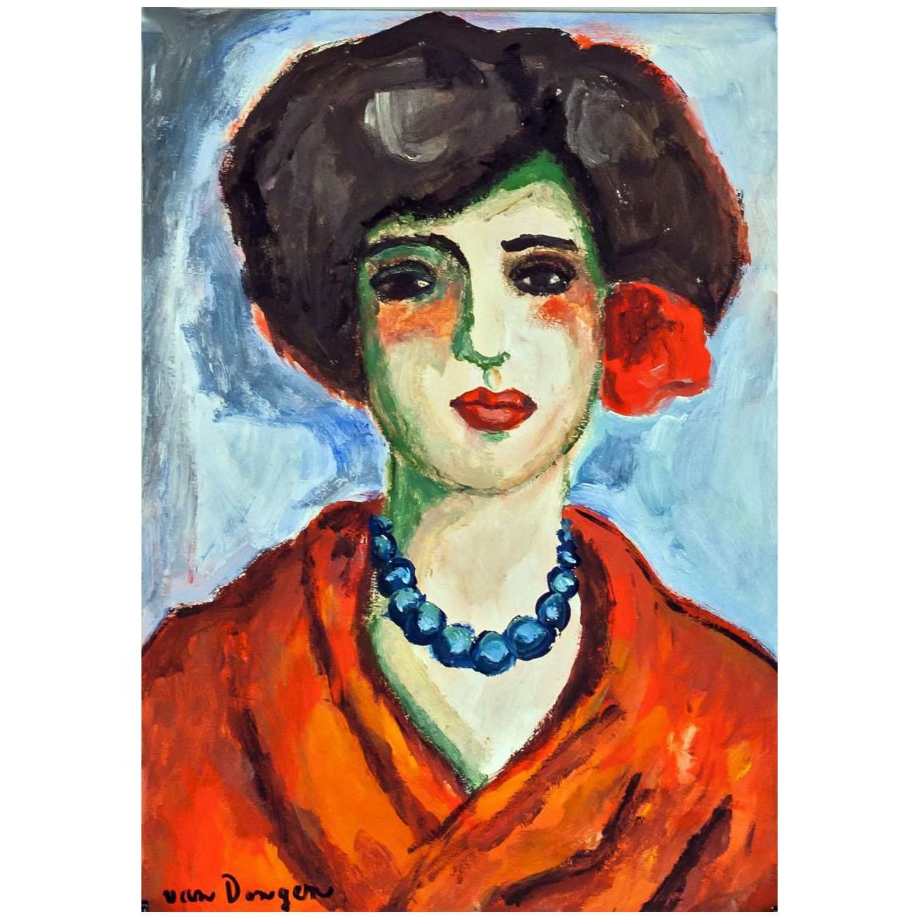 Kees van Dongen. Lady in Red. 1908. Private collection
