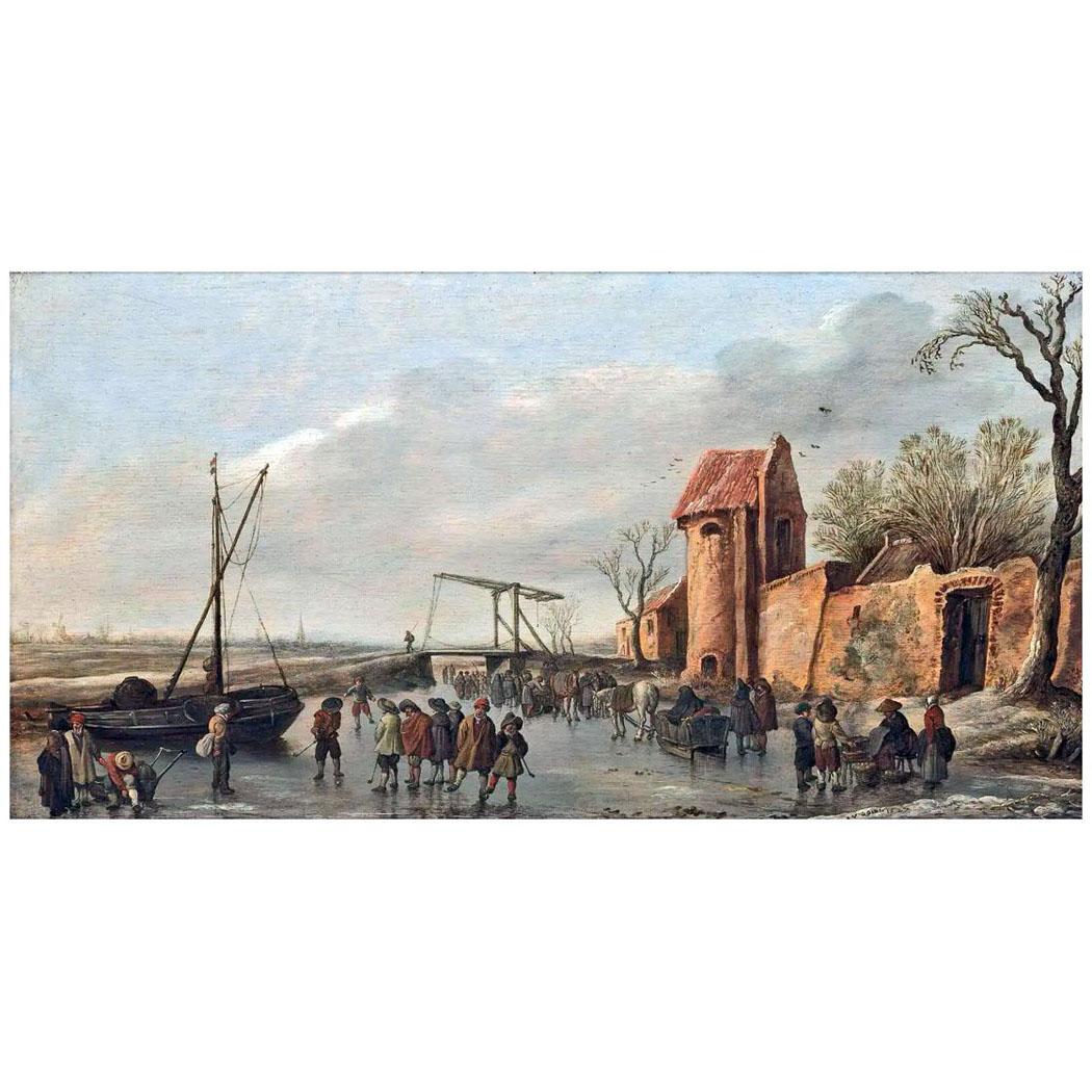 Jan van Goyen. The Scene on the Ice. 1627. Boijmans van Beuningen, Rotterdam