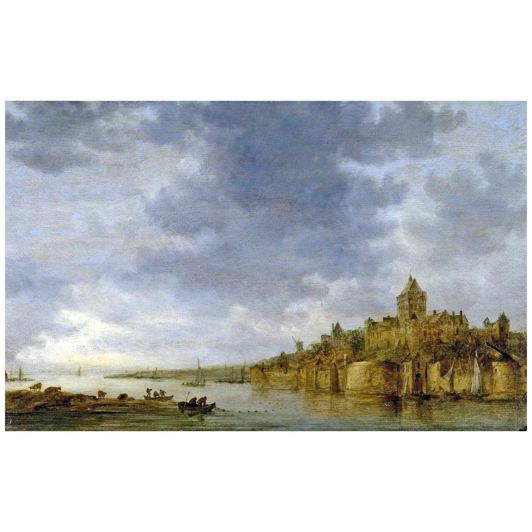 Jan van Goyen. Waal River Near Nijmegen. 1633. Pushkin Museum, Moscow