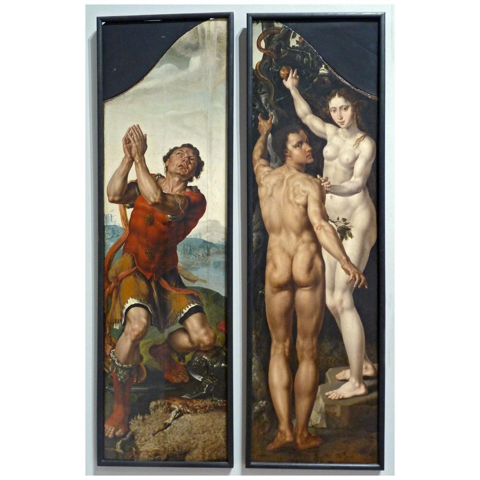 Maarten van Heemskerck. Gedeon / Adam and Eve. 1550. Palais Rohan MBA Strasbourg