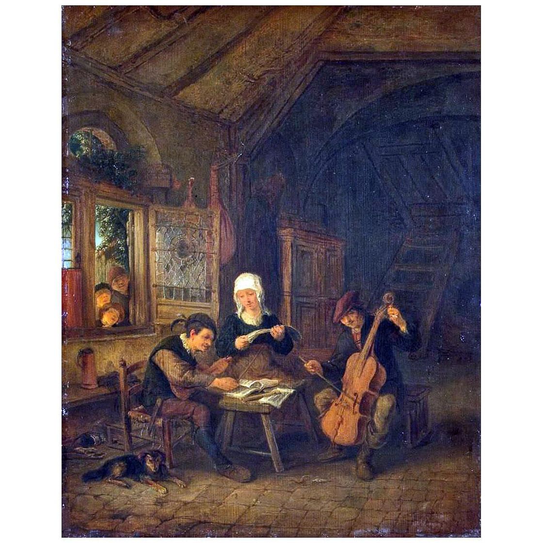 Adriaen van Ostade. Village Musicians. 1645. Hermitage Museum