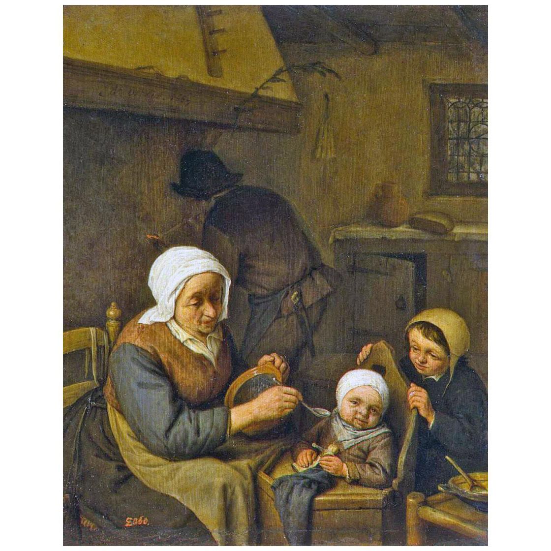 Adriaen van Ostade. Peasant Family. 1667. Hermitage Museum