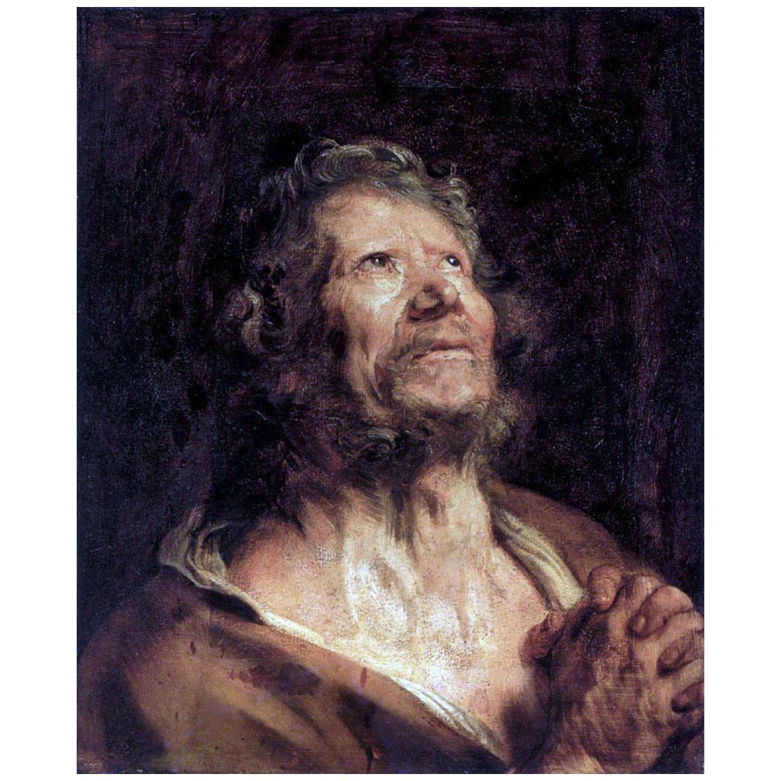 Anthony van Dyck. An Apostle. 1618-1620. Gemaldegalerie Berlin