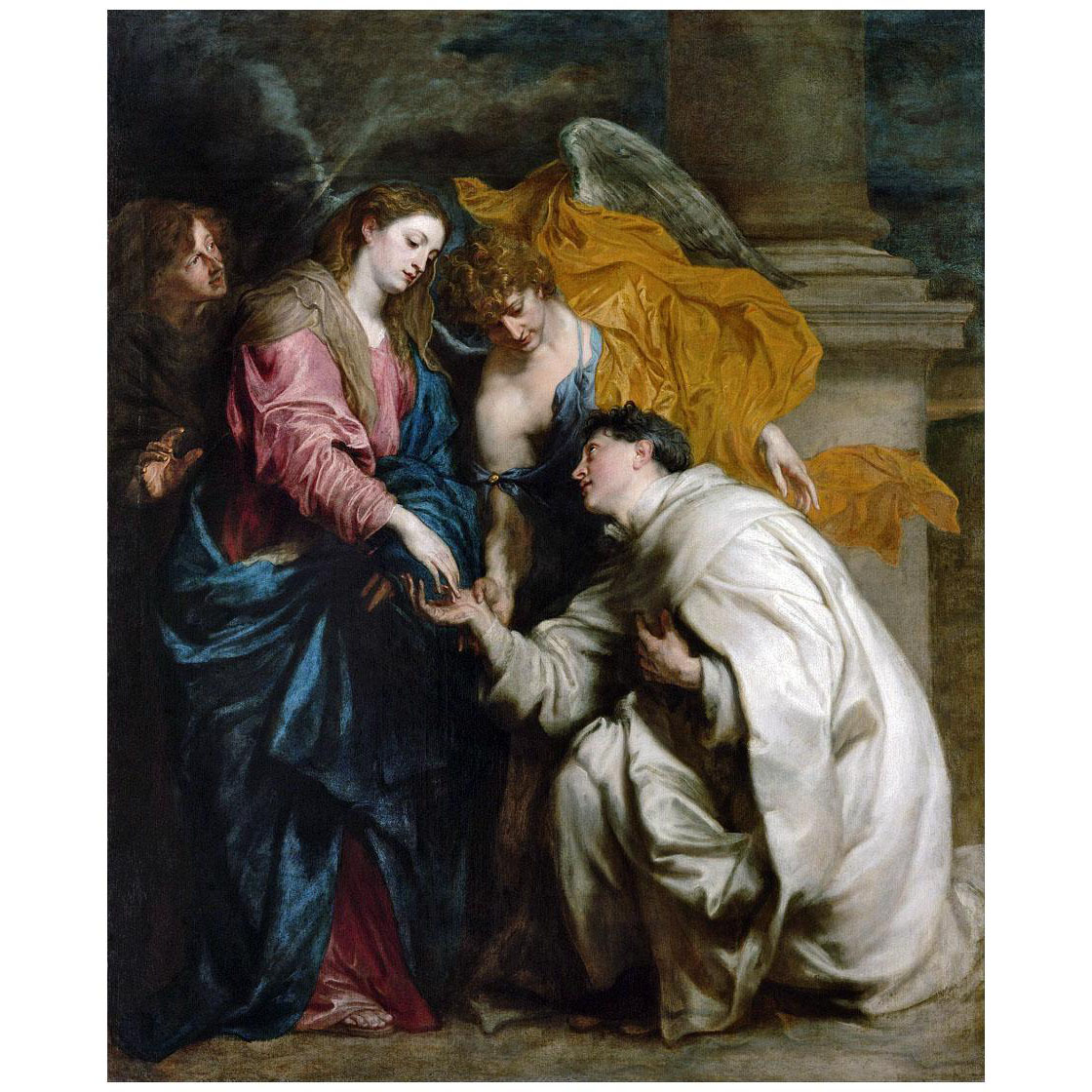 Anthony van Dyck. The Vision of the Blessed Hermann Joseph. 1629. KHM Wien