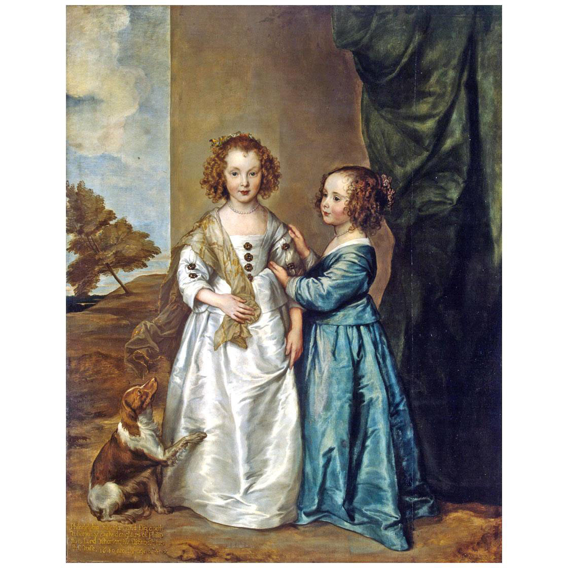 Anthony van Dyck. Philadelphia and Elisabeth Wharton. 1640. Hermitage St-Petersburg