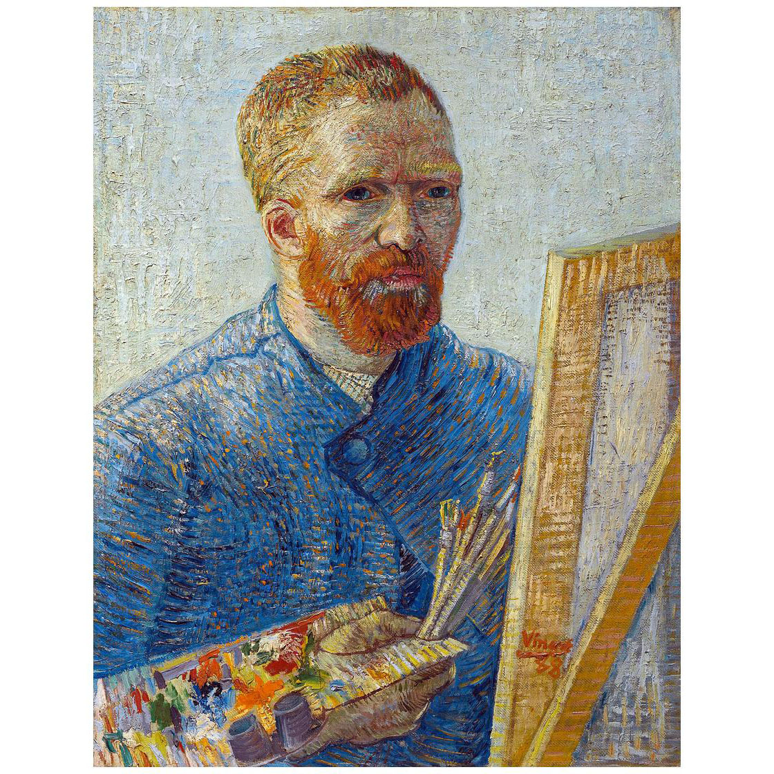 Vincent van Gogh. Self Portrait as a Painter. 1887. Van Gogh Museum Amsterdam