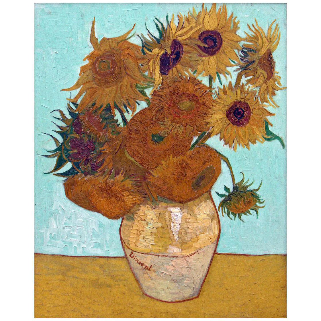 Vincent van Gogh. Sunflowers. 1888. Neue Pinakothek Munchen