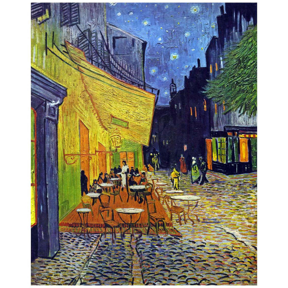 Vincent van Gogh. Cafe Terrace at Night. 1888. Kroller-Muller Museum Otterlo