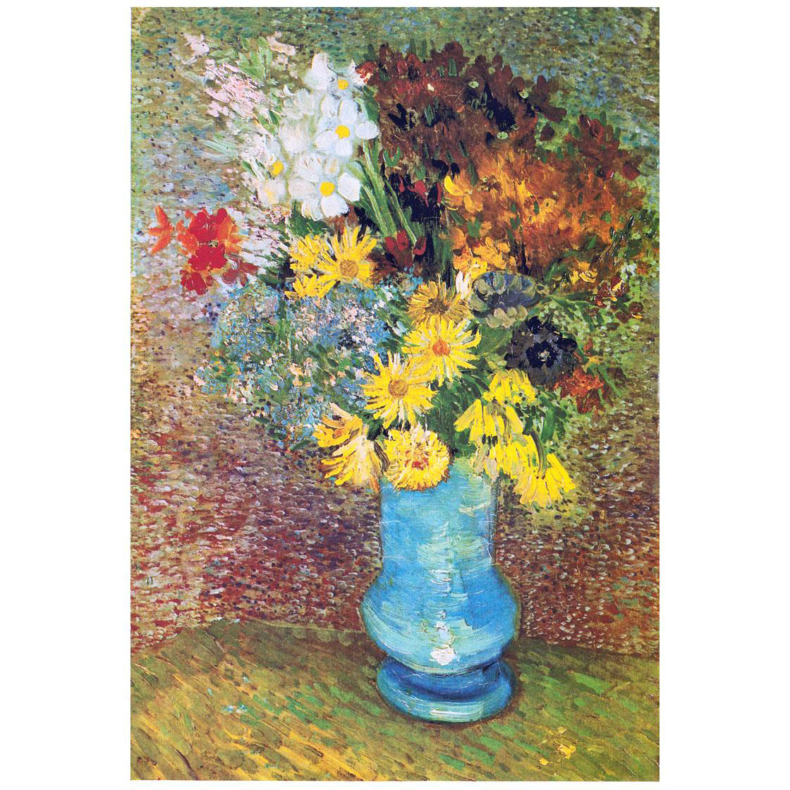Vincent van Gogh. Vase with Daisies and Anemones. 1887. Kroller-Muller Museum Otterlo