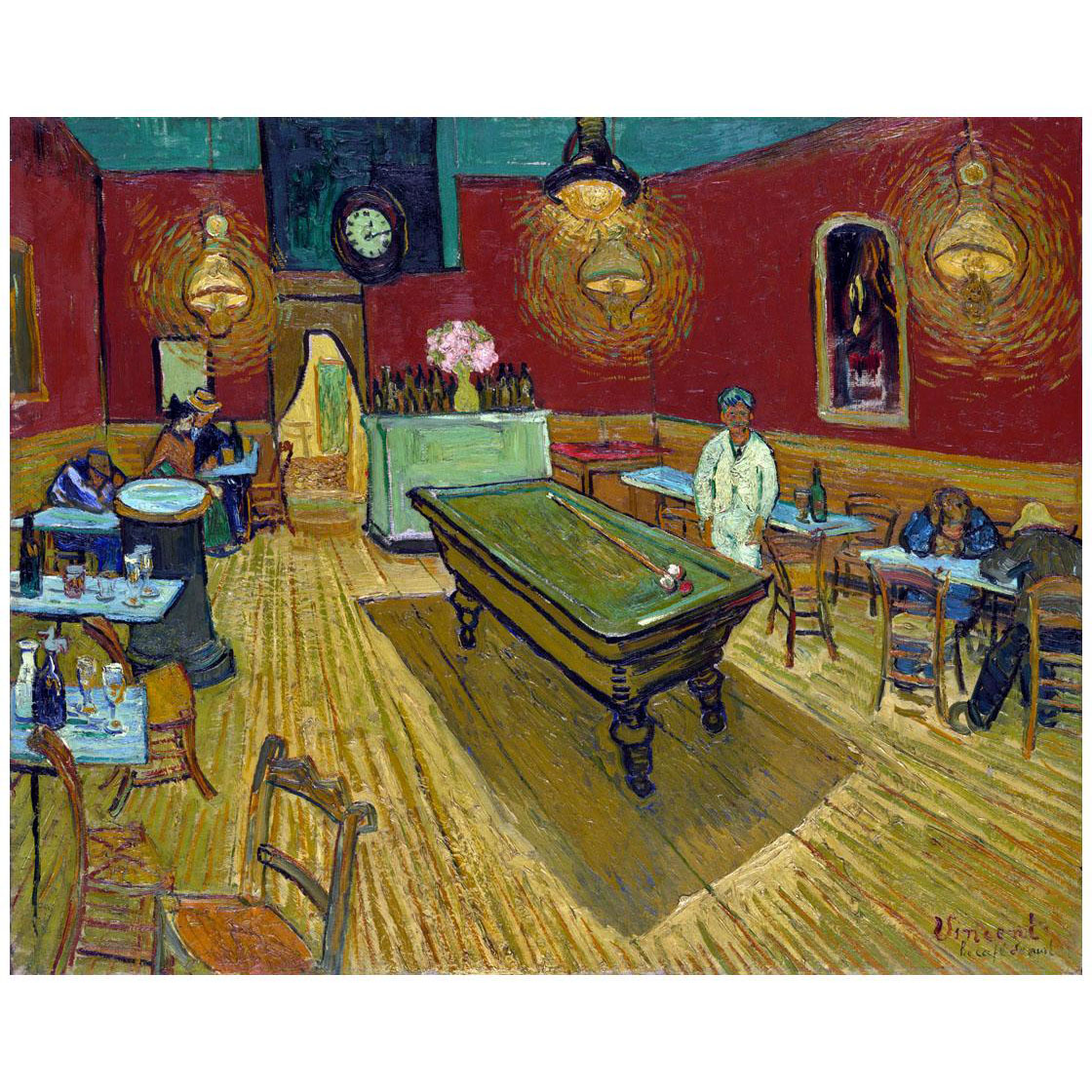 Vincent van Gogh. The Night Café. 1888. Yale University Art Gallery