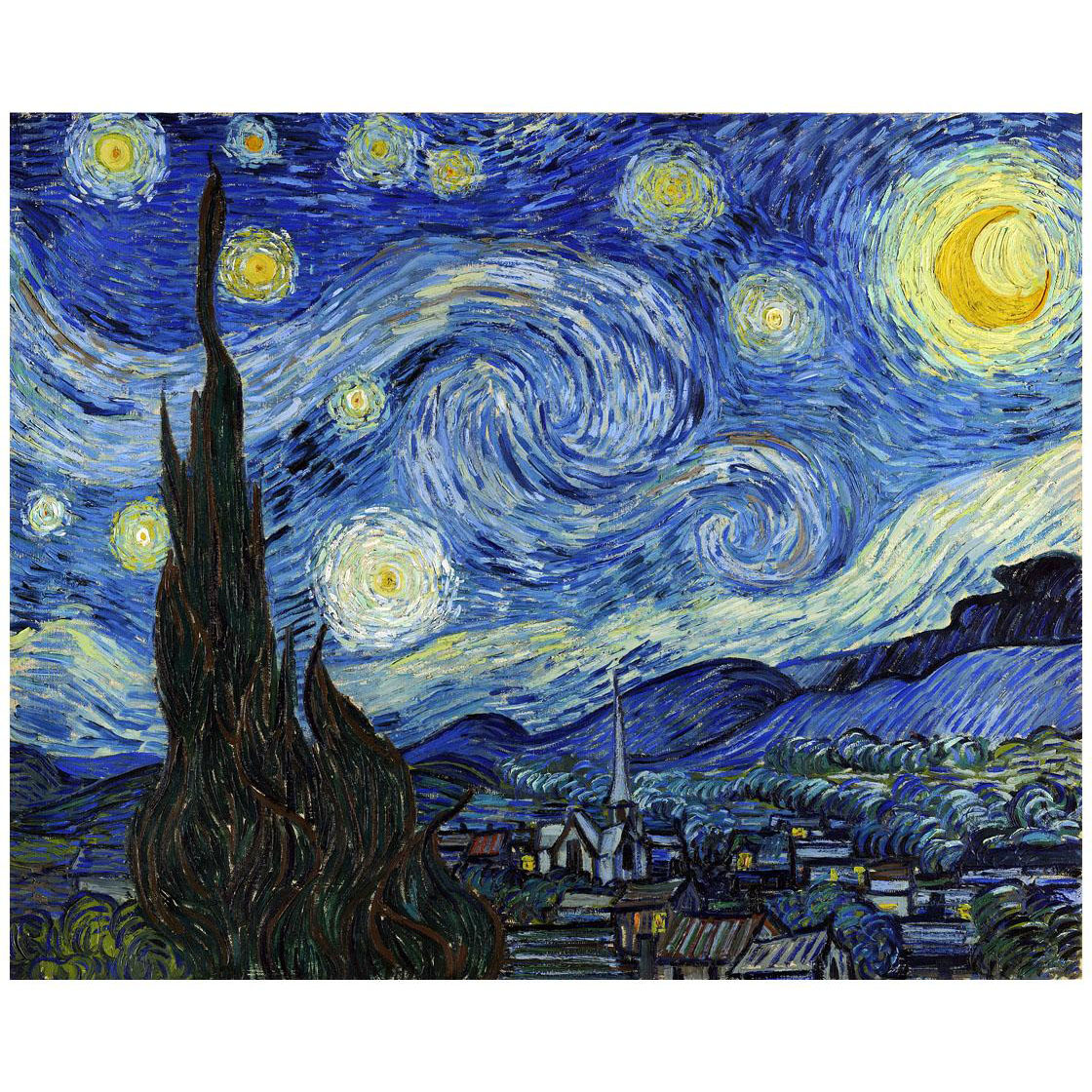 Vincent van Gogh. The Starry Night. 1889. MoMA