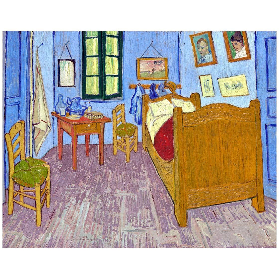 Vincent van Gogh. Bedroom in Arles. 1889. Musee d’Orsay Paris