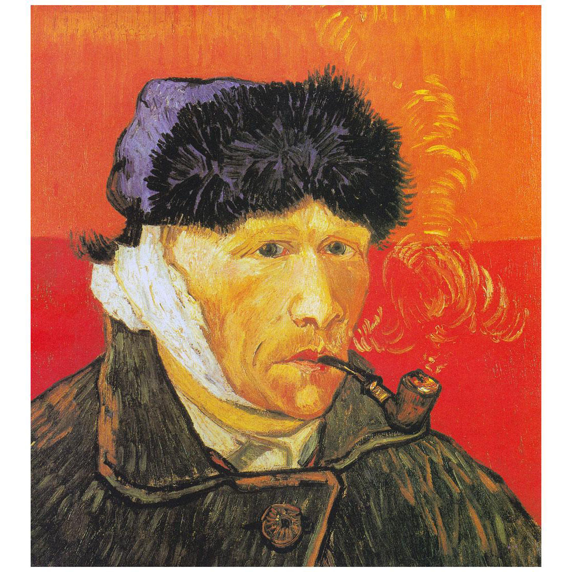 Vincent van Gogh. Self-Portrait with Bandaged Ear. 1888. Kunsthaus Zueich