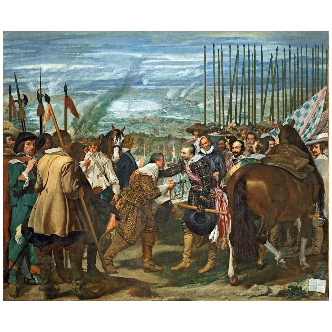 Diego Velazquez. La rendición de Breda. 1634-1635. Museo del Prado Madrid