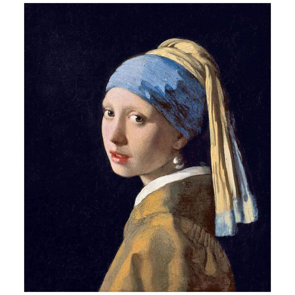Вермеер. Девушка с жемчужной сережкой. 1665-1667. Маурицхеус, Гаага