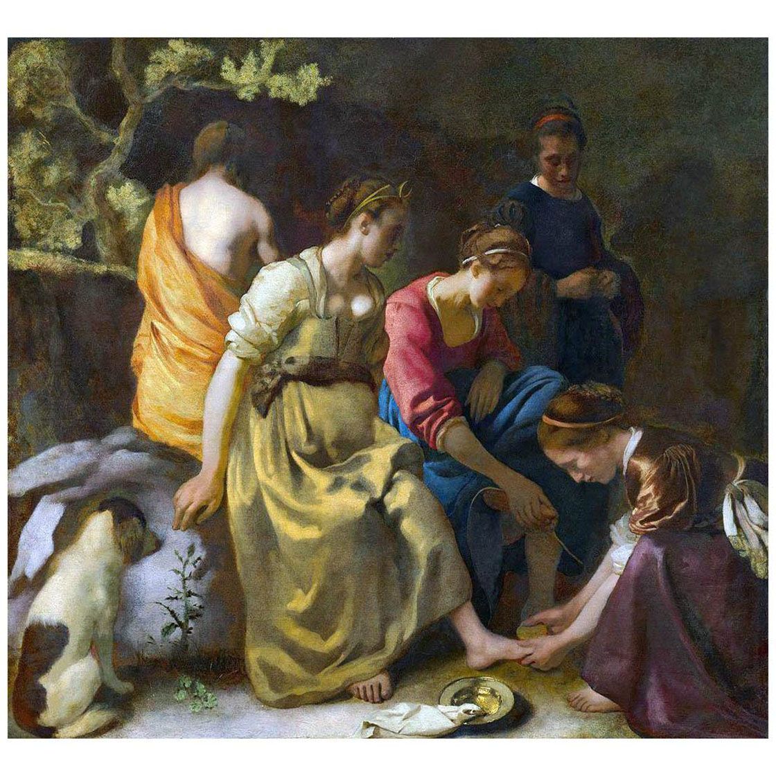Вермеер. Диана и ее спутницы. 1653-1654. Маурицхеус, Гаага