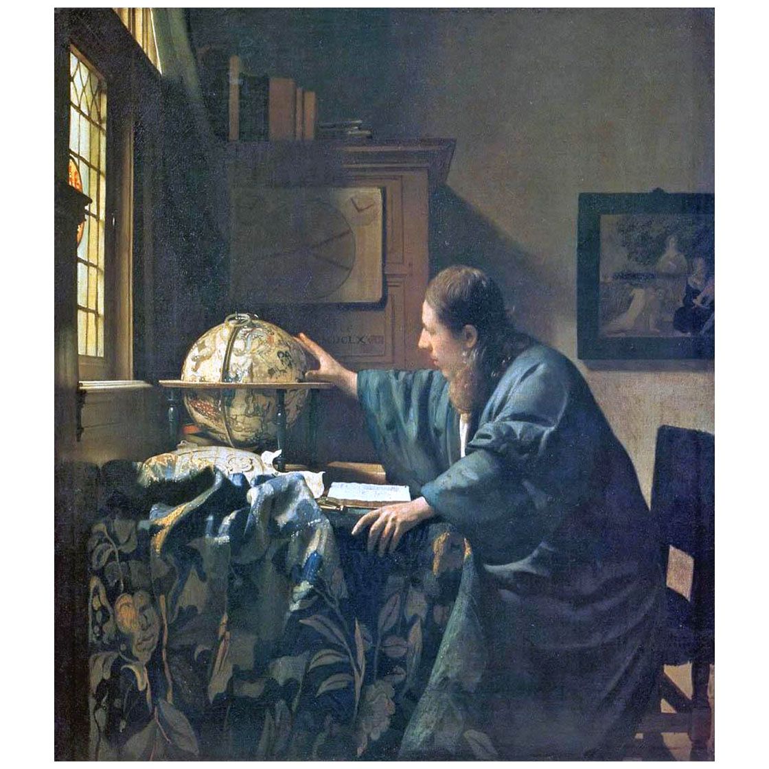 Вермеер. Астроном. 1668. Музей Лувр, Париж