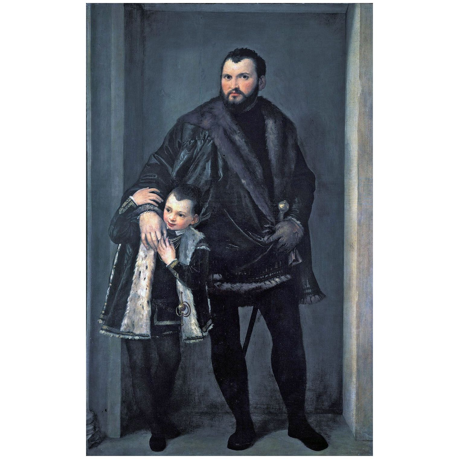 Paolo Veronese. Giuseppe da Porto con il figlio. 1555. Galleria Uffizi Firenze