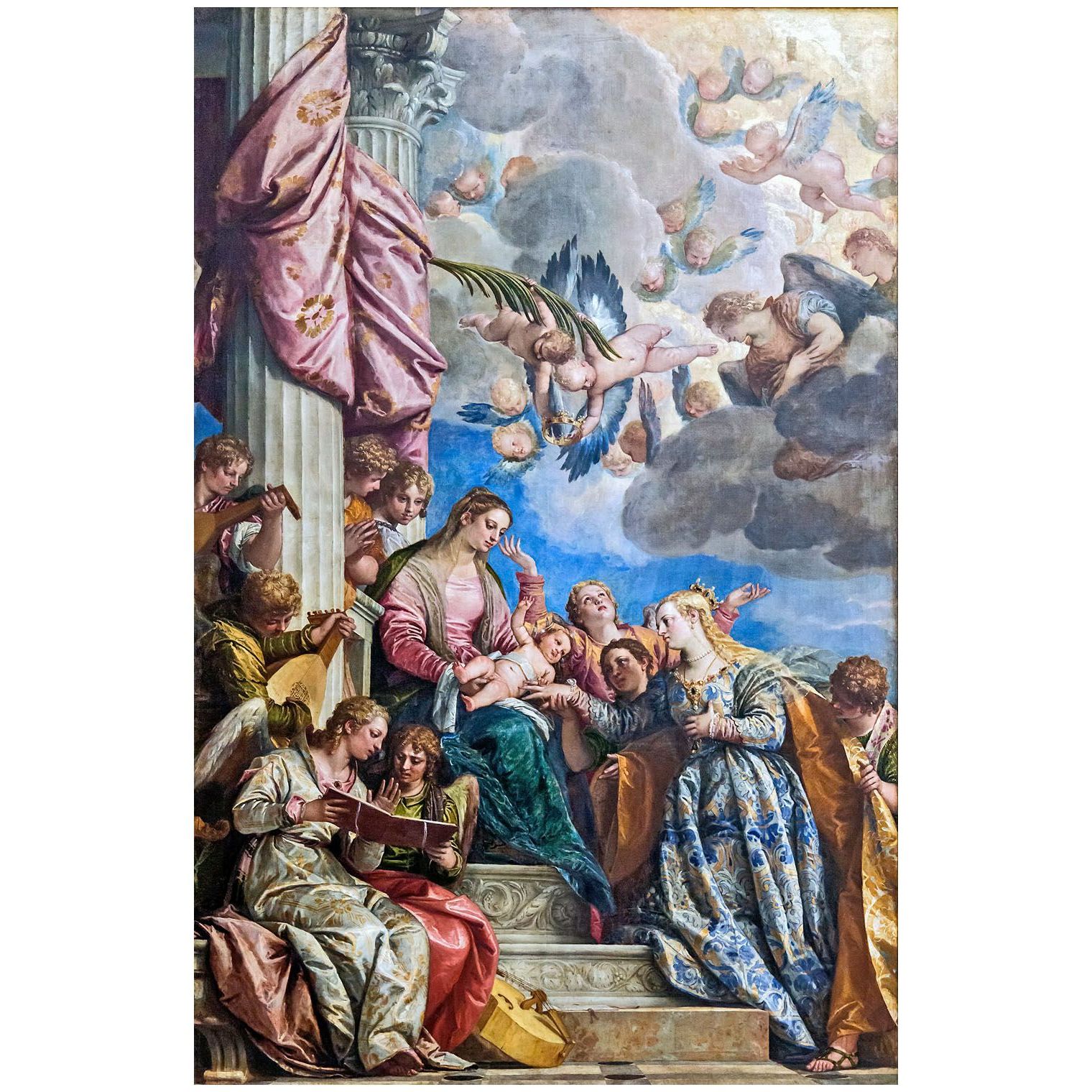 Paolo Veronese. Matrimonio mistico di Santa Caterina. 1570. Gallerie dell’Accademia Venezia