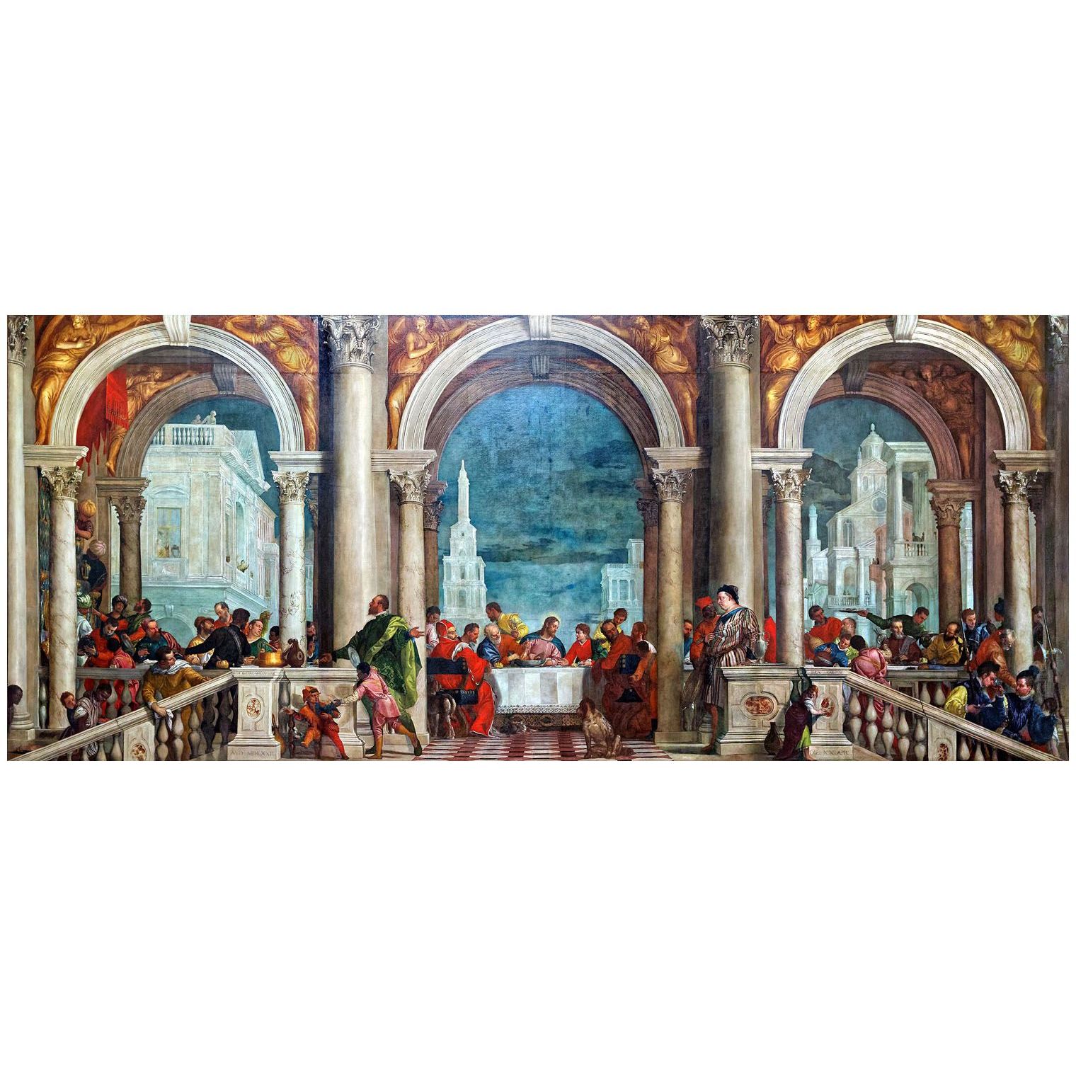 Paolo Veronese. Cena in Casa Levi. 1573. Gallerie dell’Accademia Venezia
