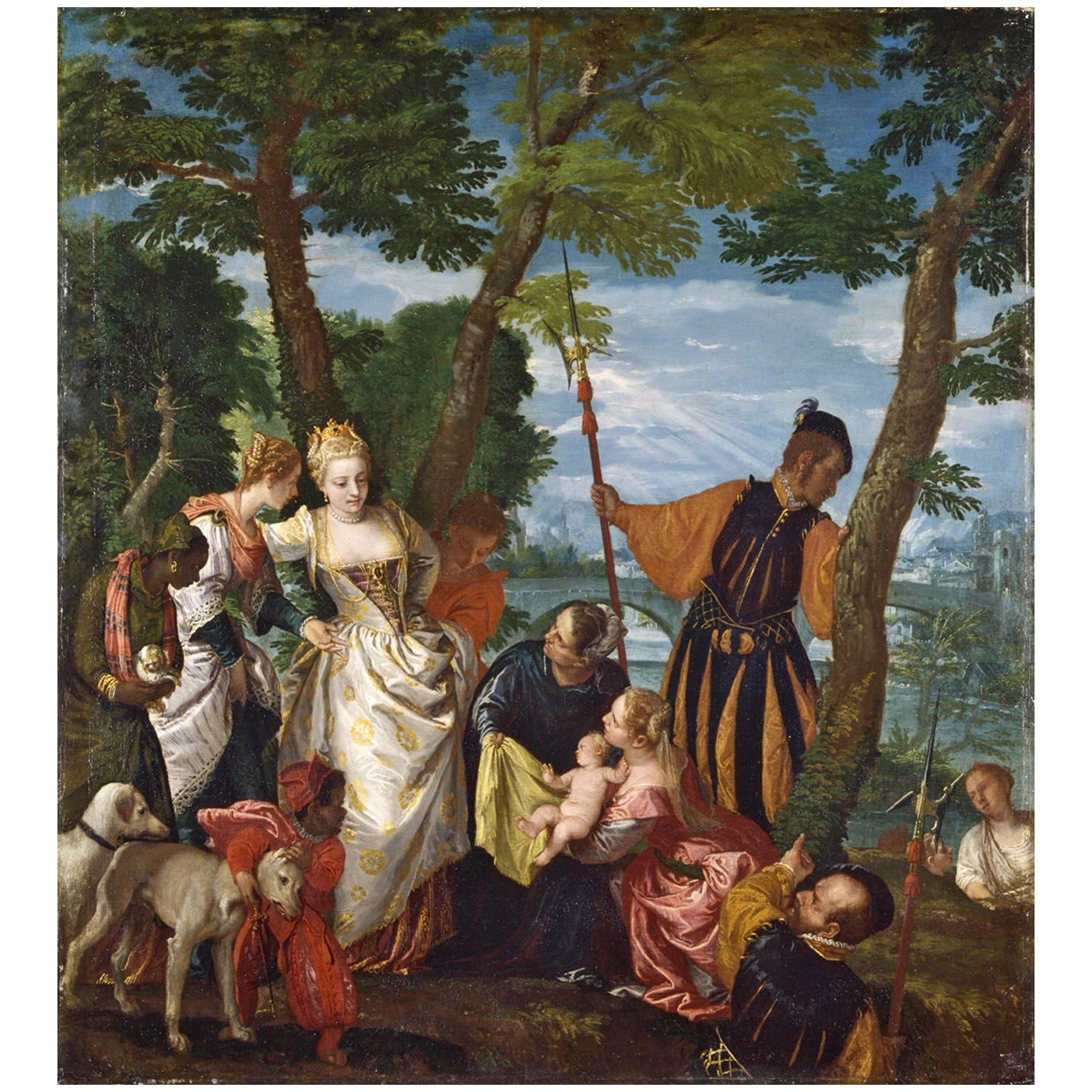 Paolo Veronese. Mosè salvato dalle acque. 1581. MBA Lyon