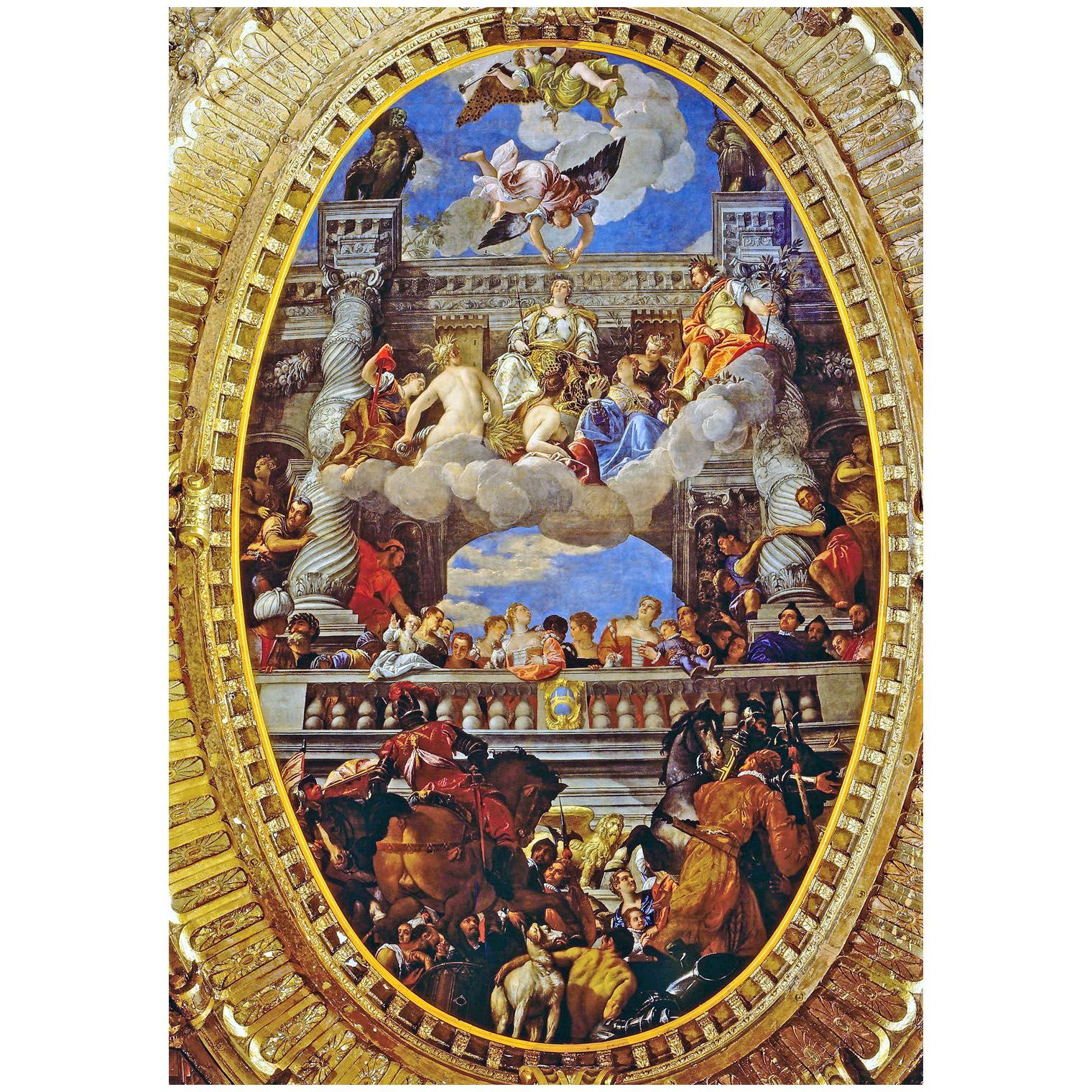 Paolo Veronese. Apoteosi di Venezia. 1585. Palazzo Ducale Venezia