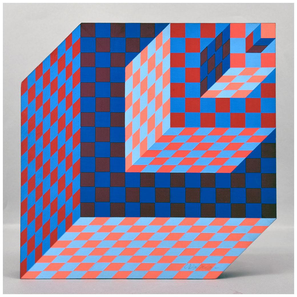 Victor Vasarely. Felhoe. 1989. Private Collection
