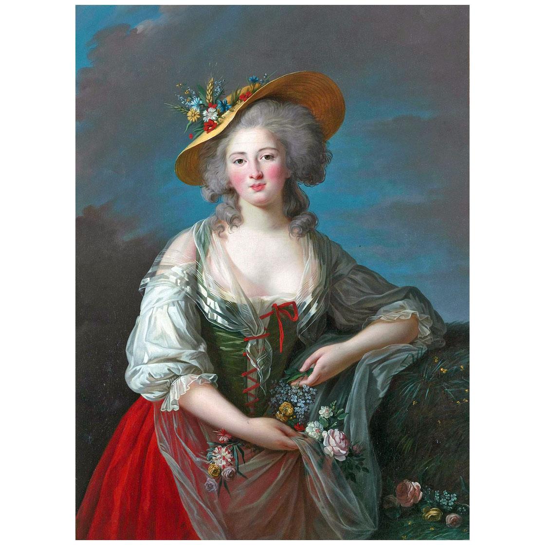 Elisabeth Vigee-Le Brun. Elisabeth de France. 1782. Chateau de Versailles