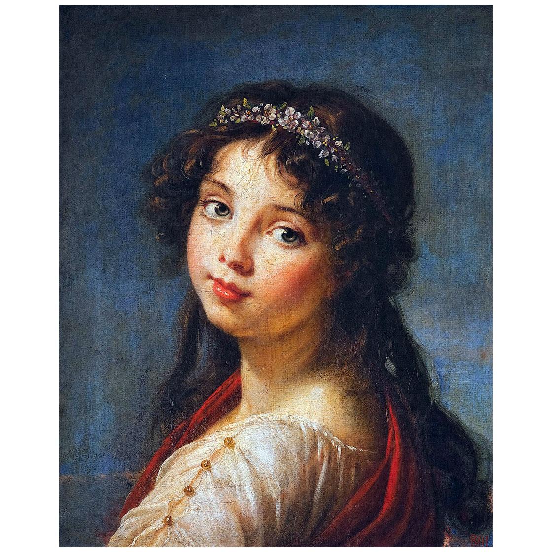 Elisabeth Vigee-Le Brun. Julie Le Brun. 1789. Pinacoteca Nazionale di Bologna