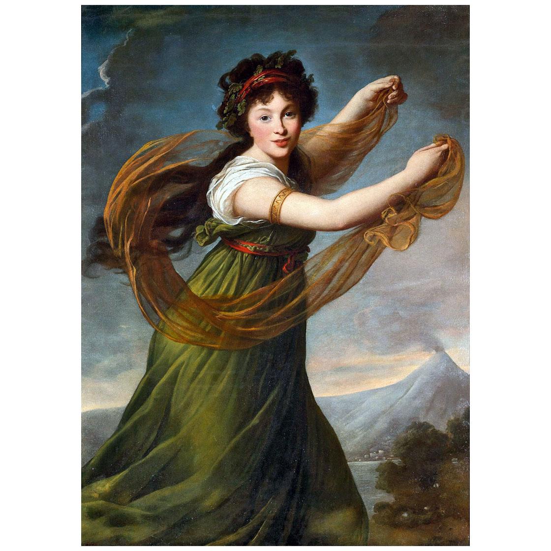 Elisabeth Vigee-Le Brun. Pélagie Sapieżyna-Potocka. 1792-1794. Zamek Królewski Warszawa