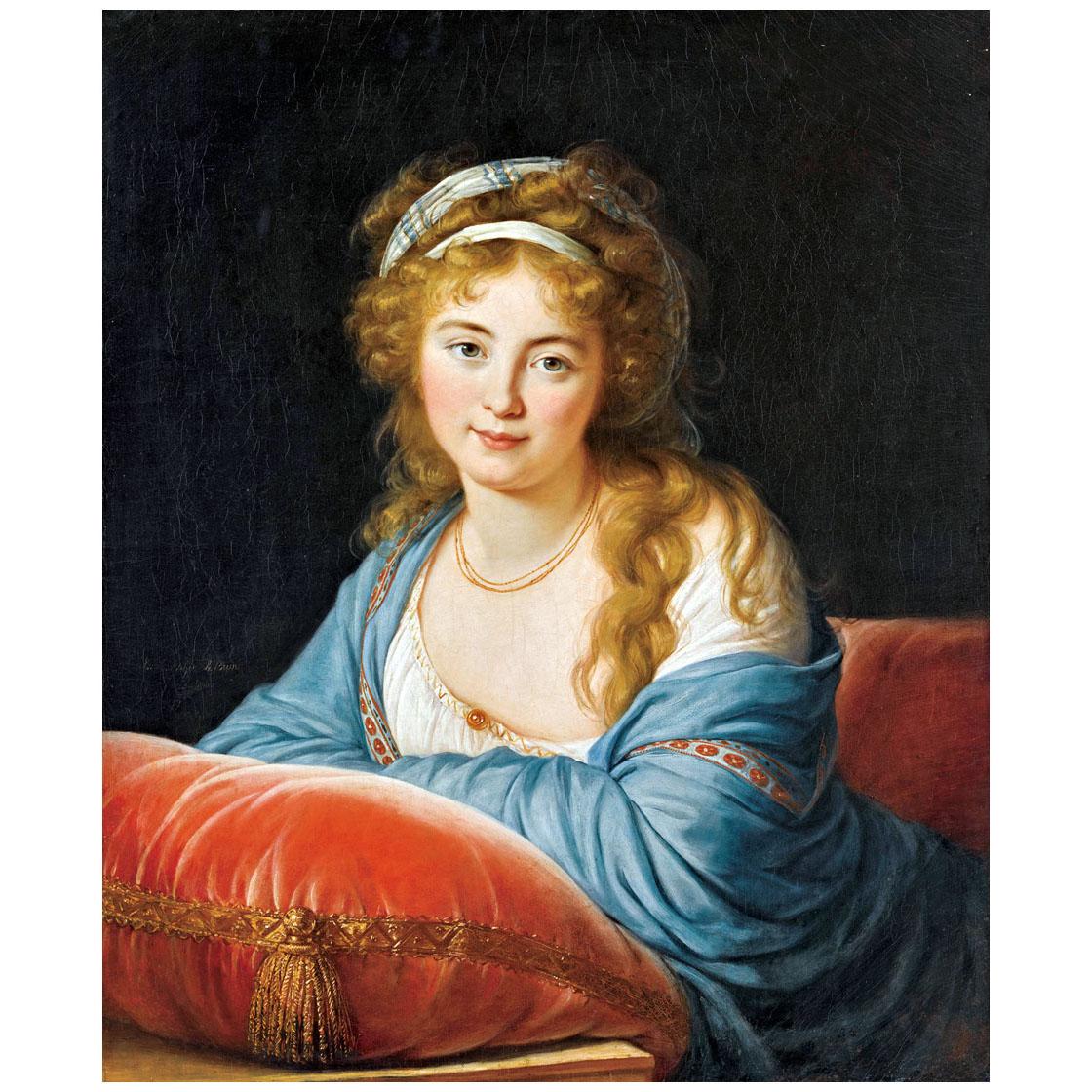 Elisabeth Vigee-Le Brun. Comtesse Catherine Scawronska. 1796. Louvre Paris