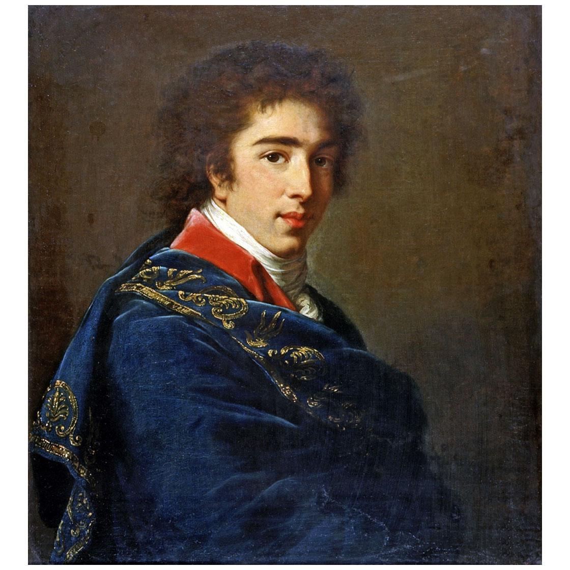Elisabeth Vigee-Le Brun. Portrait du prince Ivan Bariatinski. 1800. Tretyakov Gallery Moscow